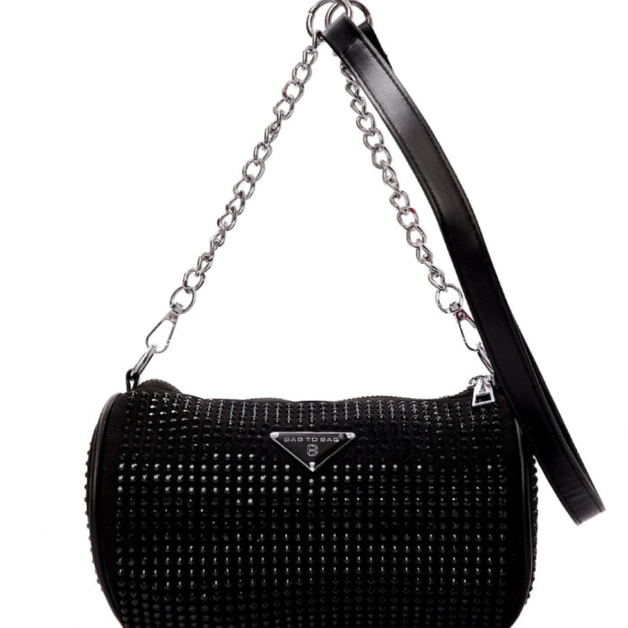Bag to Bag Γυναικεία Τσάντα Χιαστί Μαύρη