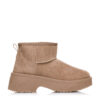 Zak Γυναικεία Γούνινα Μποτάκια Μπεζ SD07041 - Lampis Shoes