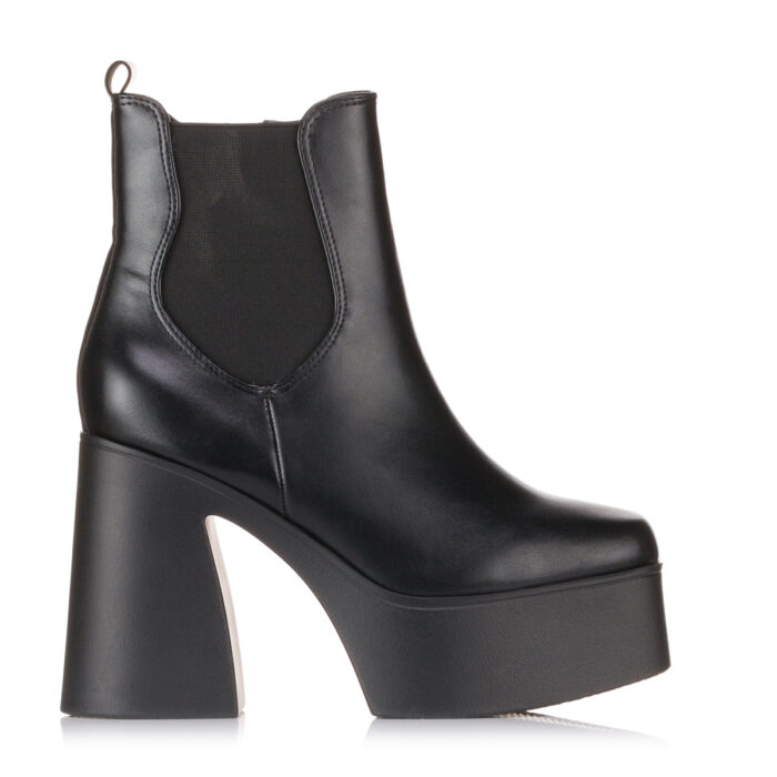 Mira & Max Γυναικεία Μποτάκια Μαύρα