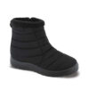 Blondie Γυναικεία Μποτάκια με Γούνα Μαύρα SD07016 - Lampis Shoes