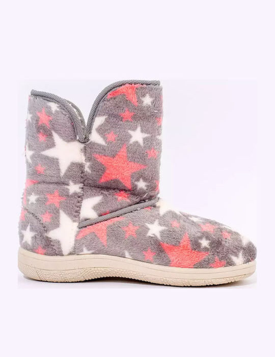 VesnaΚλειστές Γυναικείες Παντόφλες Γκρι