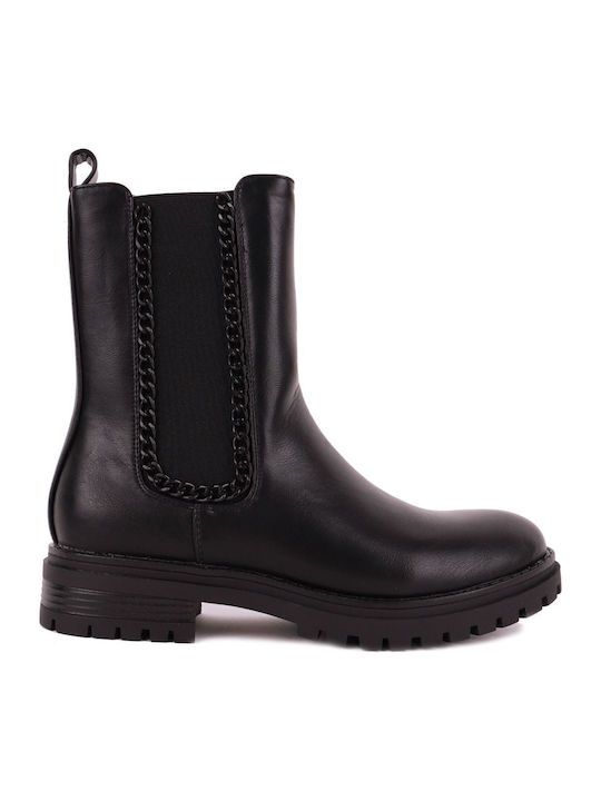 Γυναικείο Αρβυλάκι Λάστιχο Αλυσίδα Δερματίνη Martin Pescatore Μp367-5 Μαυρο