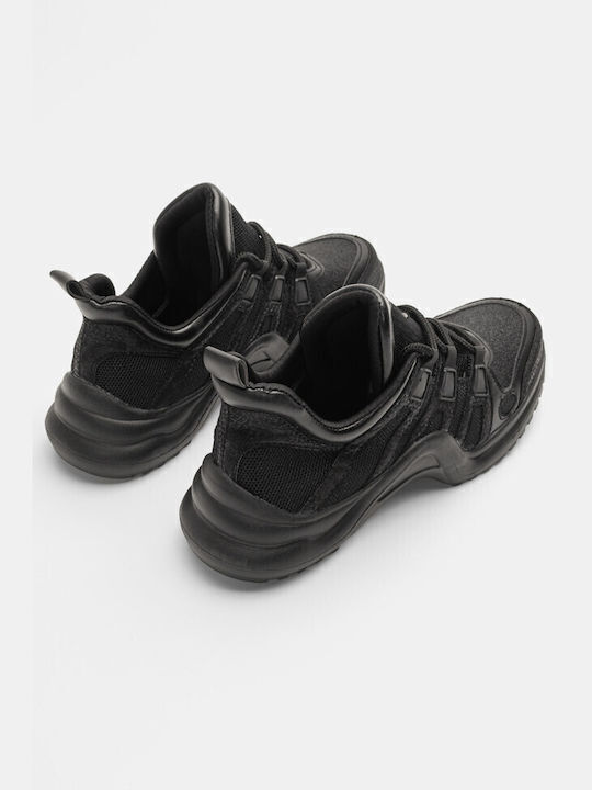 ELshoes Γυναικεία Sneakers Μαύρα - Image 2