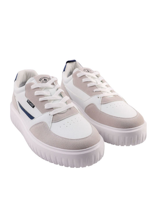 Decarsdz Ανδρικά Flatforms Sneakers Λευκό - Image 2