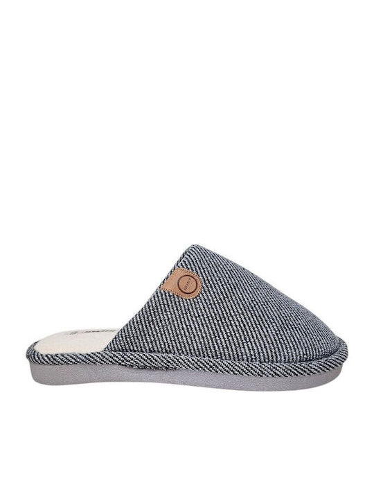 Jomix Χειμερινές Ανδρικές Παντόφλες Μαύρες