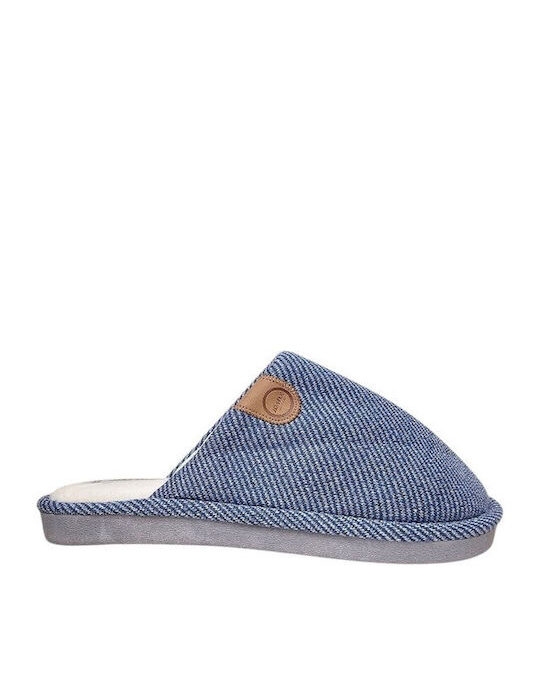 Jomix Χειμερινές Ανδρικές Παντόφλες Μπλε