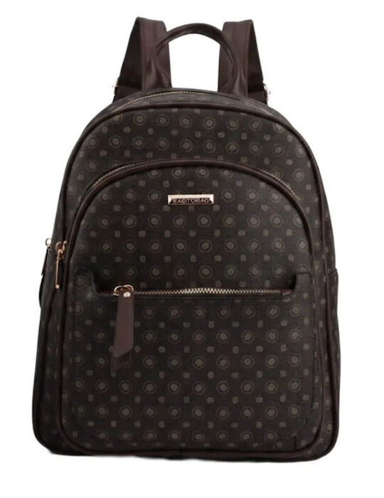 Bag to BagΓυναικεία Τσάντα Πλάτης Καφέ