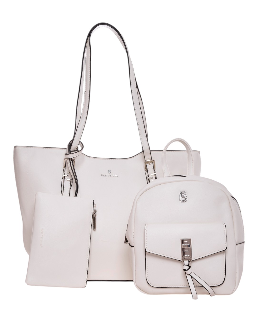 BAG TO BAG Γυναικεία Τσάντα Ώμου Μπεζ - Image 3