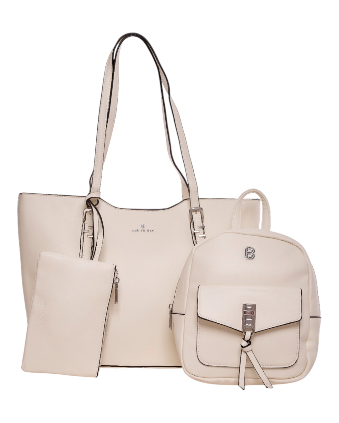 BAG TO BAG Γυναικεία Τσάντα Ώμου Μπεζ