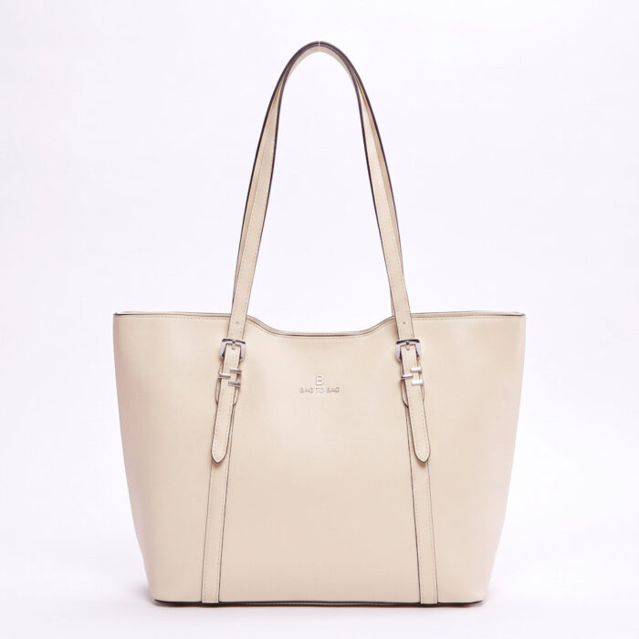 Bag to Bag Σετ Γυναικεία Τσάντα Ώμου Μπεζ - Lampis Shoes