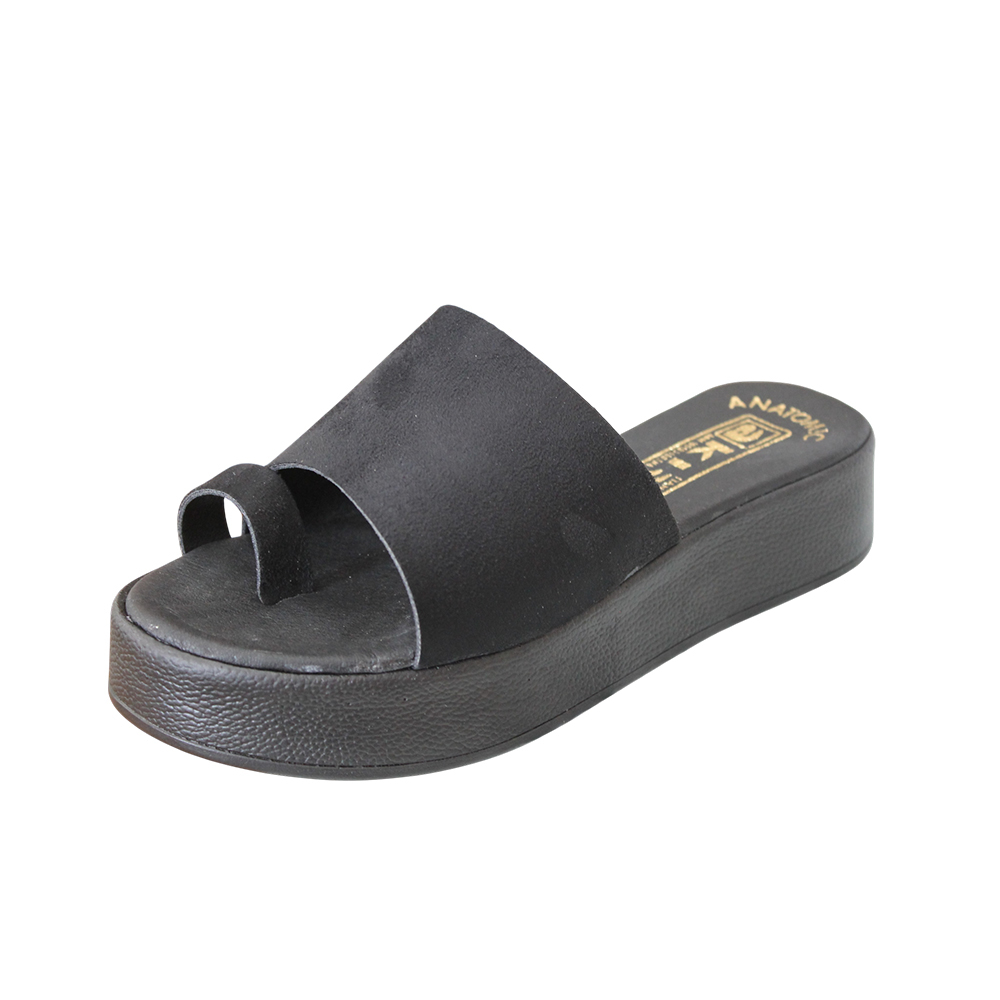 Akis Γυναικείες Πλατφόρμες Μαύρο 1962-k - Lampis Shoes