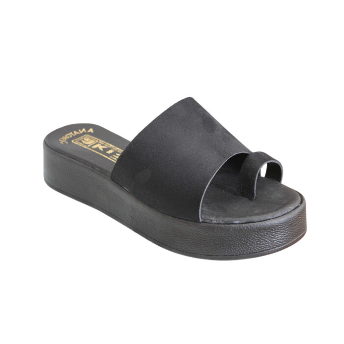 Akis Γυναικείες Πλατφόρμες Μαύρο 1962-k - Lampis Shoes