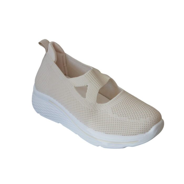 Lampis Shoes Γυναικεία Slip-On Εκρού - Lampis Shoes