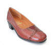 Aeroflex Γυναικείες Δερμάτινες Γόβες Μπορντώ 571 - Lampis Shoes