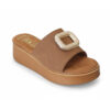 Akis Γυναικείες Πλατφόρμες Καφέ 1406 - Lampis Shoes