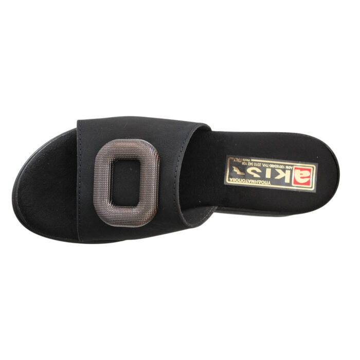 Akis Γυναικείες Πλατφόρμες Μαύρες 1406 - Lampis Shoes