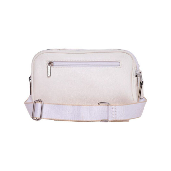 Bag to Bag Γυναικεία Τσάντα Χιαστί Λευκή KX8062 - Lampis Shoes