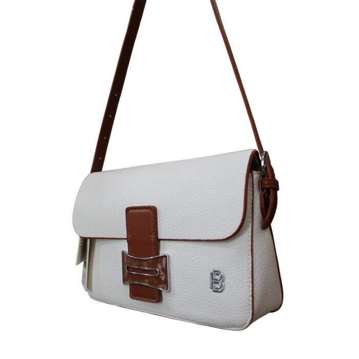 Bag to Bag Γυναικεία Τσάντα Ώμου Λευκή SW8923 - Lampis Shoes
