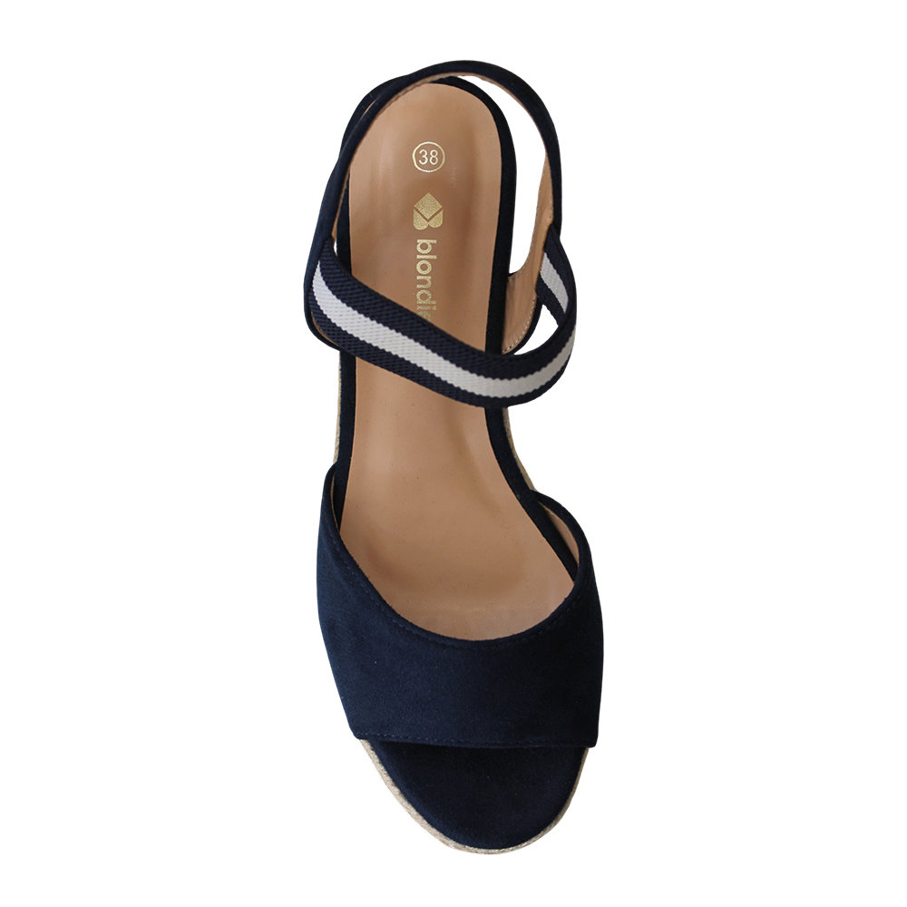 Blondie Γυναικεία Σανδάλια Platforms Navy SD3Y002 - Lampis Shoes