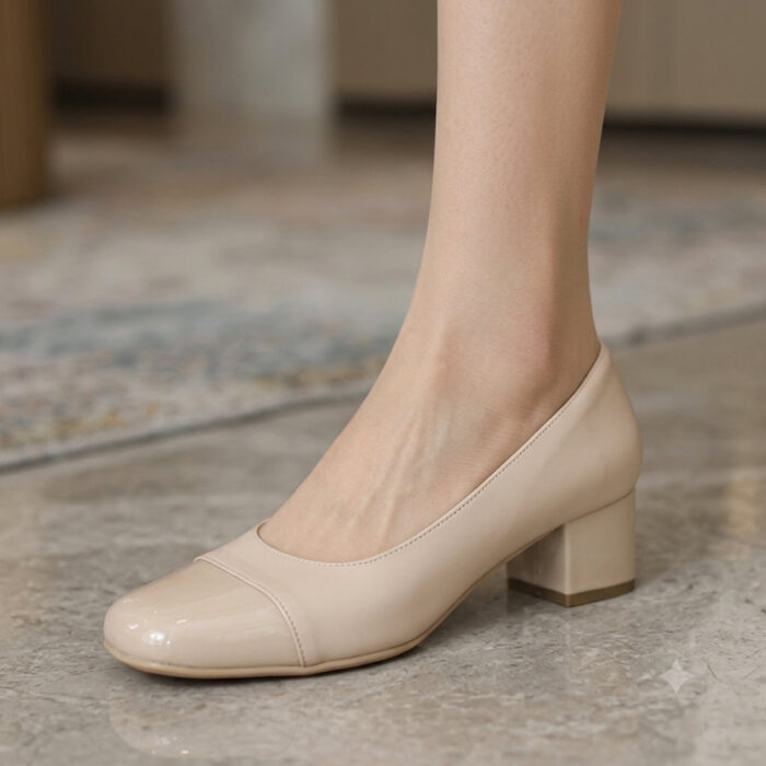 C & B Γυναικείες Γόβες Μπεζ 31 - Lampis Shoes