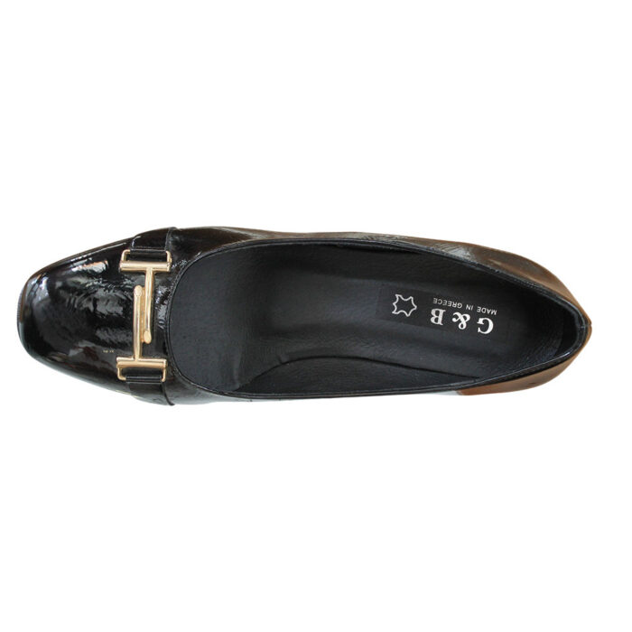 C & B Γυναικείες Γόβες Μαύρες 545/ΣΛ - Lampis Shoes