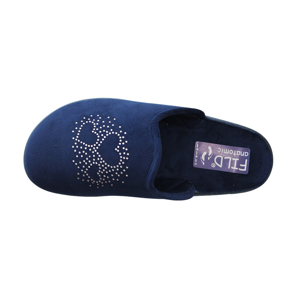Fild Anatomic Γυναικείες Χειμερινές Παντόφλες Μπλε SPORTIVA C06 - Lampis Shoes