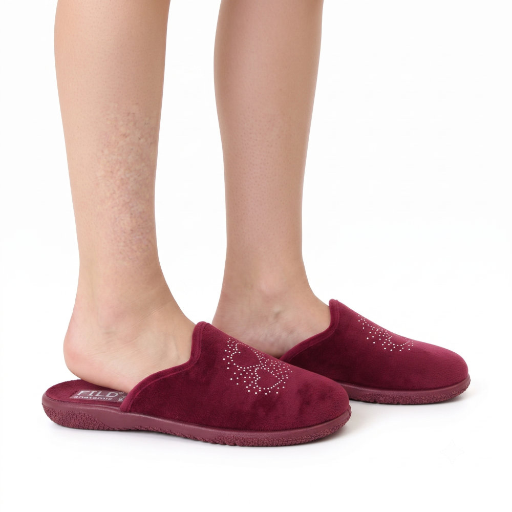 Fild Anatomic Γυναικείες Χειμερινές Παντόφλες SPORTIVA C06 - Lampis Shoes