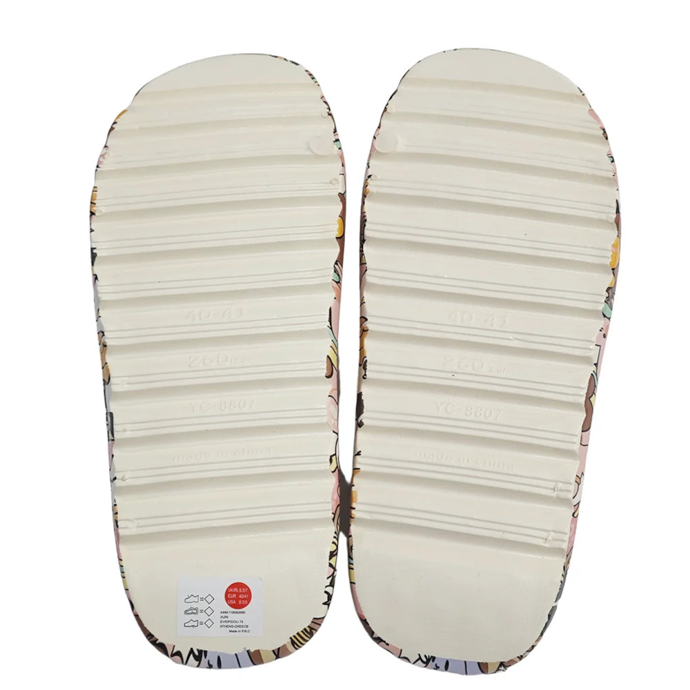 Jomix Γυναικείες Σαγιονάρες Teddy Καφέ US-250088-4 - Lampis Shoes