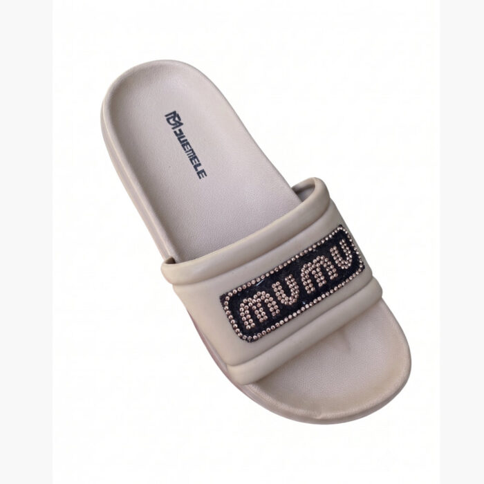 Lida Γυναικείες Σαγιονάρες Μπεζ 5032-045 - Lampis Shoes