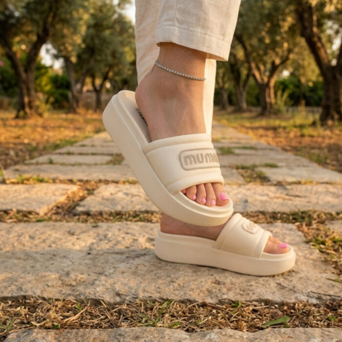 Lida Γυναικείες Σαγιονάρες Ζαχαρί 5032-045 - Lampis Shoes