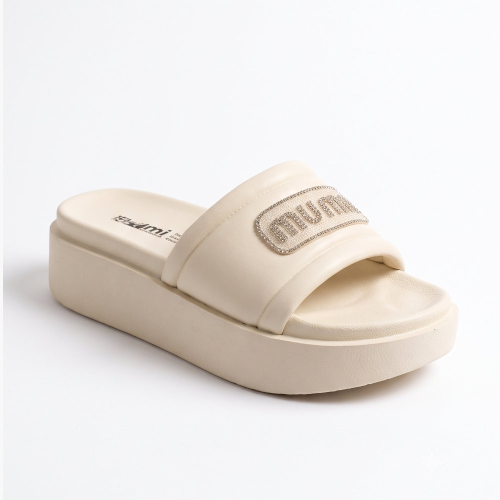 Lida Γυναικείες Σαγιονάρες Ζαχαρί 5032-045 - Lampis Shoes