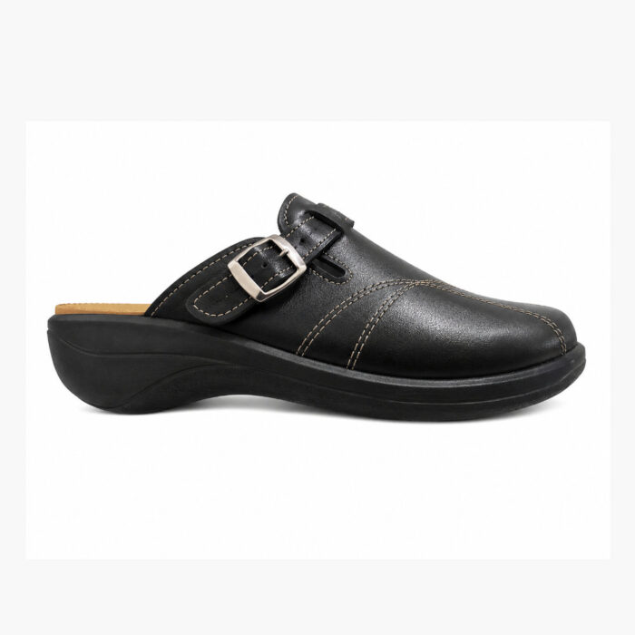 Midd Anatomic Γυναικεία Ανατομικά Σαμπό Μαύρα W6760B - Lampis Shoes