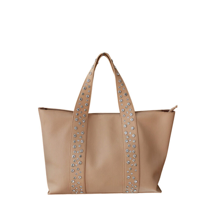 Potri Fashion Γυναικεία Τσάντα Ώμου Apricot PF253 - Lampis Shoes