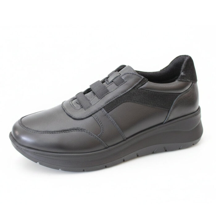 Pyramis Γυναικεία Ανατομικά Sneakers Μαύρα 352/435 - Lampis Shoes