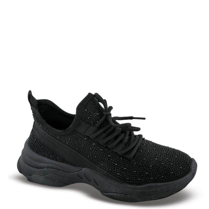 Tendenz Γυναικεία Sneakers Μαύρα QMS 20-033 - Lampis Shoes