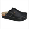 Vesna Γυναικεία Ανατομικά Σαμπό Μαύρα 610 - Lampis Shoes