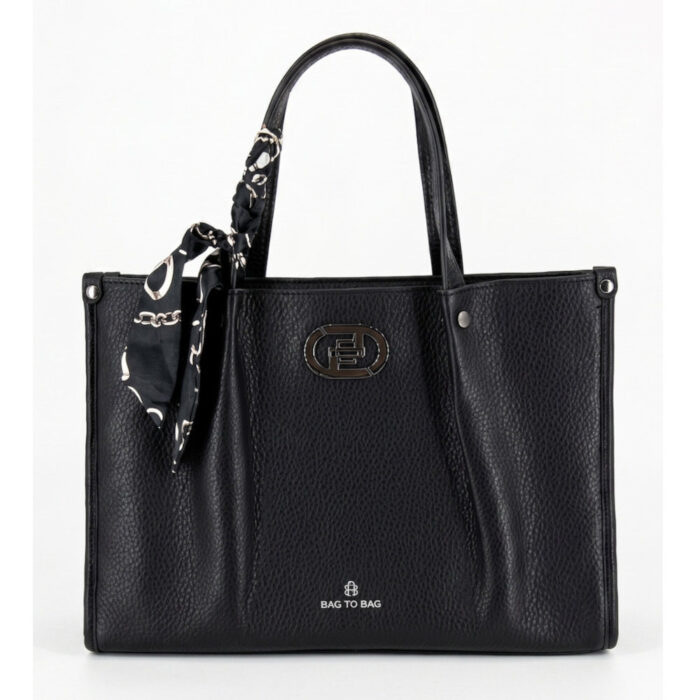 Bag to Bag Γυναικεία Τσάντα Χειρός Μαύρη BTB0008 - Lampis Shoes