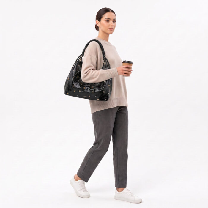 Bag to Bag Γυναικεία Τσάντα Ώμου Μαύρη XQ20677 - Lampis Shoes