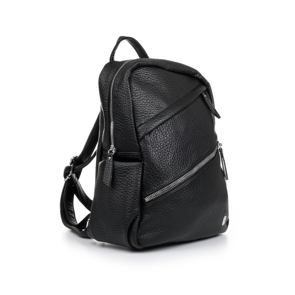 Bag to Bag Γυναικεία Τσάντα Πλάτης Μαύρη W-6145 - Lampis Shoes