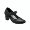 Blondie Γόβες με Λουράκι Μαύρες SD33117 - Lampis Shoes