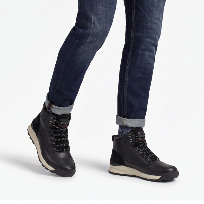 Decarsdz Ανδρικά Μποτάκια Μαύρα Y180 - Lampis Shoes