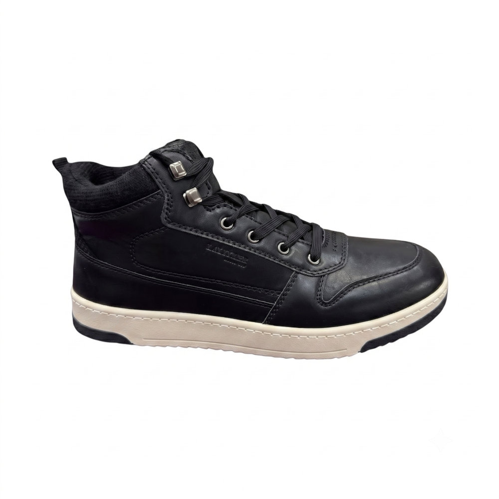Lalikaer Ανδρικά Μποτάκια Μαύρα M-25256 - Lampis Shoes