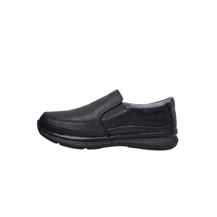 Lampis Shoes Ανδρικά Δερμάτινα Ανατομικά Παπούτσια Μαύρα 816 - Lampis Shoes
