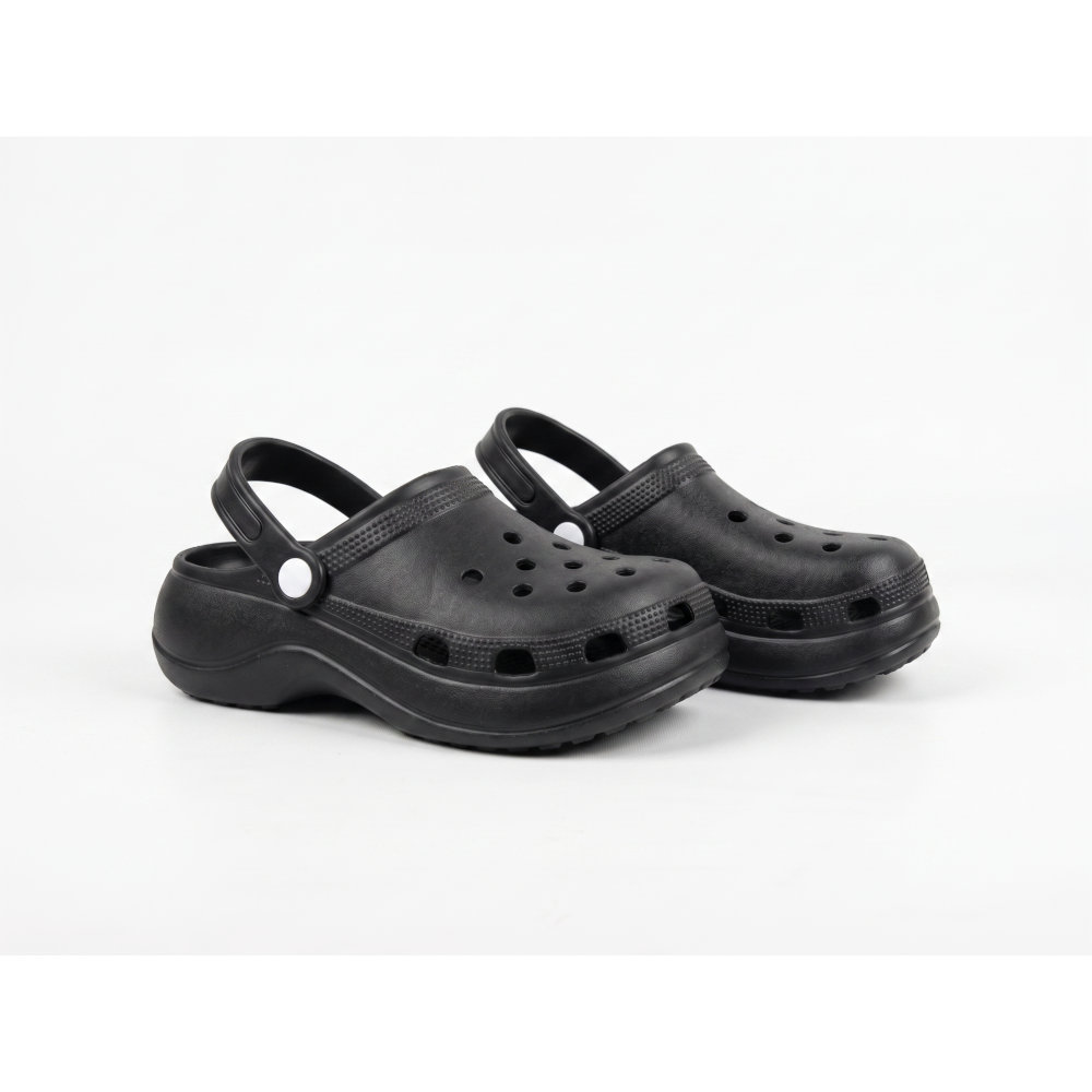 Lampis Shoes Γυναικεία Ανατομικά Σαμπό Μαύρα 819 - Lampis Shoes