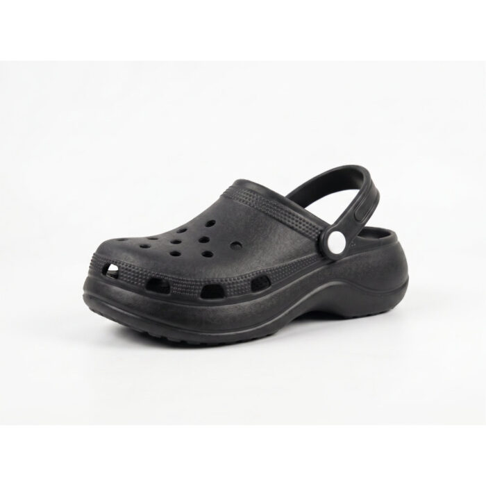 Lampis Shoes Γυναικεία Ανατομικά Σαμπό Μαύρα 819 - Lampis Shoes