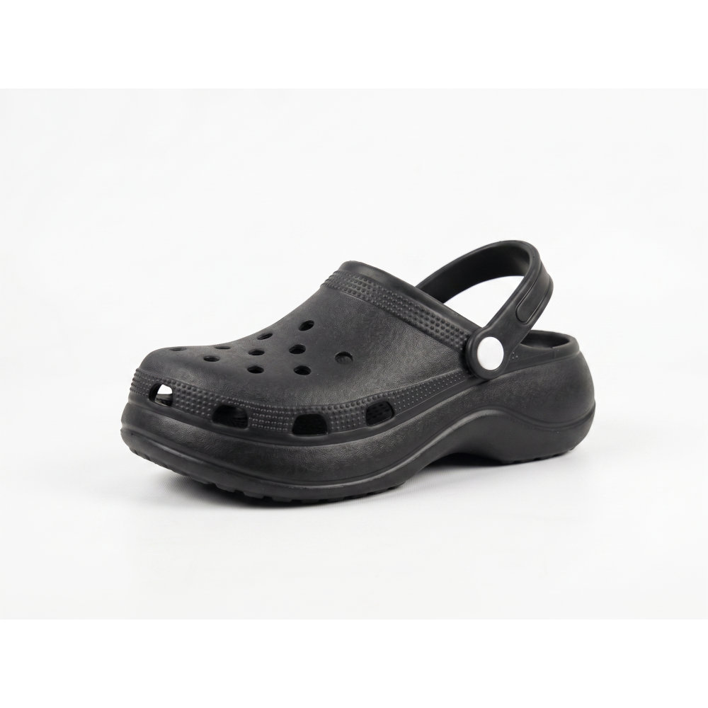 Lampis Shoes Γυναικεία Ανατομικά Σαμπό Μαύρα 819 - Lampis Shoes