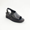 Pyramis Deos Γυναικεία Σανδάλια Platforms Μαύρα 1701 - Lampis Shoes