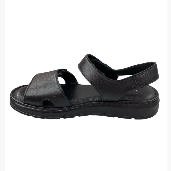 Pyramis Γυναικεία Flatforms Μαύρα 961/315 - Lampis Shoes