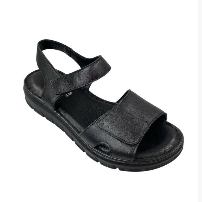 Pyramis Γυναικεία Flatforms Μαύρα 961/315 - Lampis Shoes