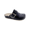 Vesna Γυναικεία Ανατομικά Σαμπό Μαύρα 326 - Lampis Shoes